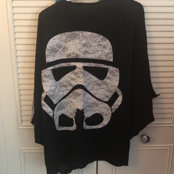 We Love Fine by Fans Jackets & Blazers - NWOT Women’s Star Wars Wrap w/ Lace Stormtrooper